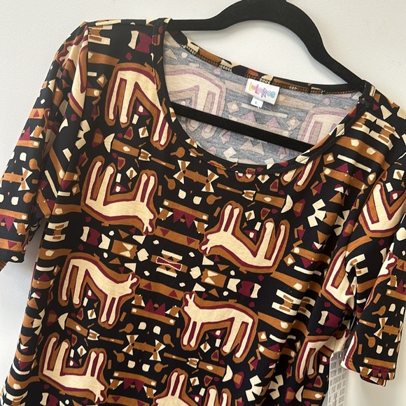 LuLaRoe Julia • Animal Print Dress • Sz L • NWT! - Picture 2 of 10